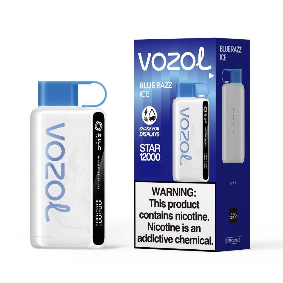 VOZOL STAR 12000 - BLUE RAZZ ICE