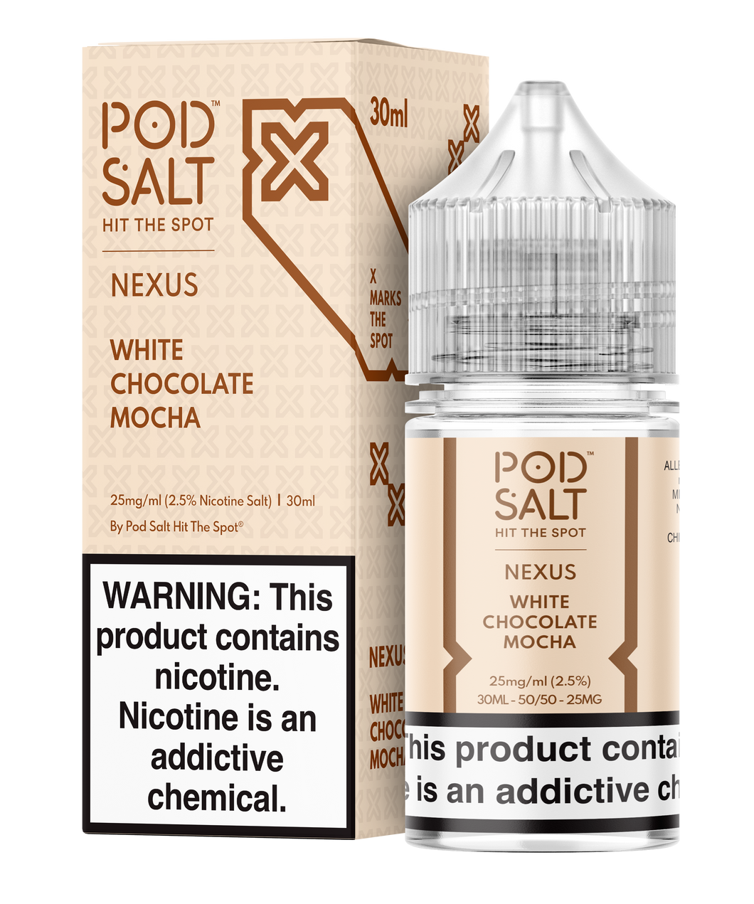 POD SALT NEXUS WHITE CHOCOLATE MOCHA
