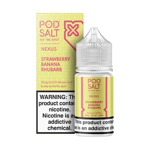 POD SALT NEXUS STRAWBERRY BANANA RHUBARB