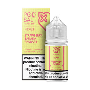 POD SALT NEXUS STRAWBERRY BANANA RHUBARB