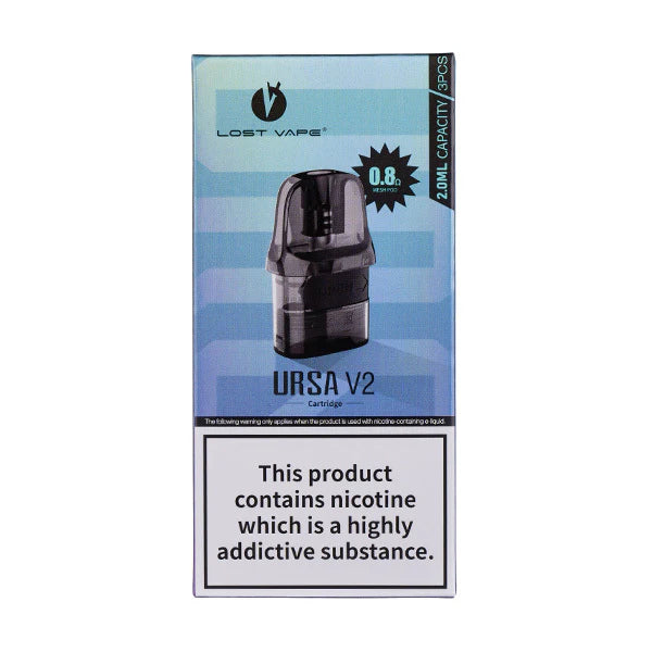 elfbar elfa master akku LOST VAPE Ursa V2 Cartridge 2.5ml (3pcs/pack) – Vape Center Trading LLC