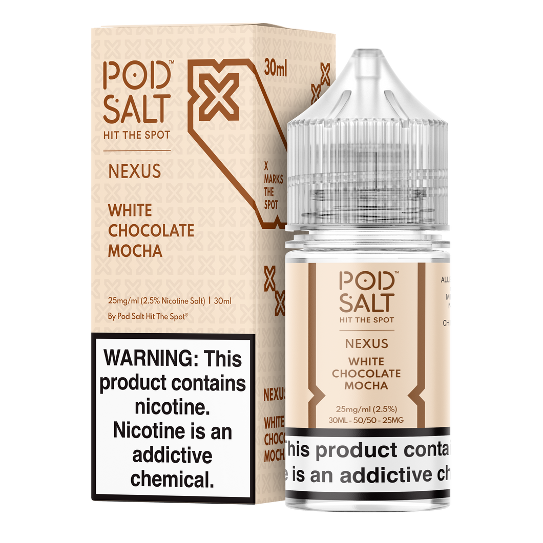 POD SALT NEXUS WHITE CHOCOLATE MOCHA