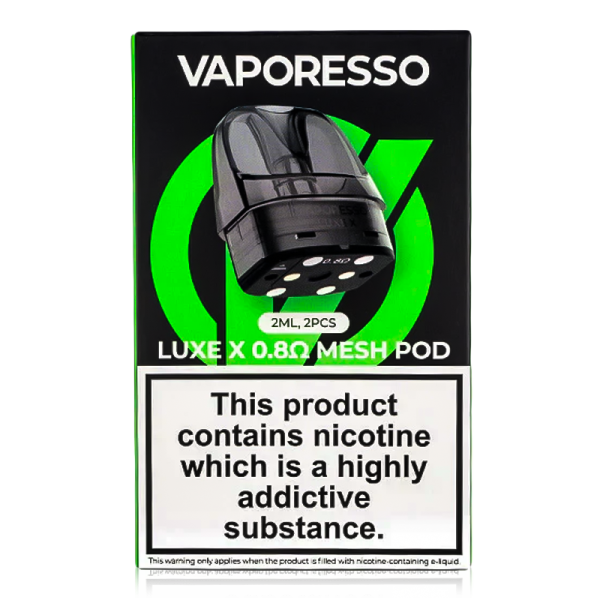 LUXE X REPLACEMENT POD PACK 0.8ohm