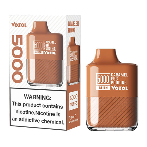 VOZOL ALIEN 5000 - CARAMEL EGG PUDDING